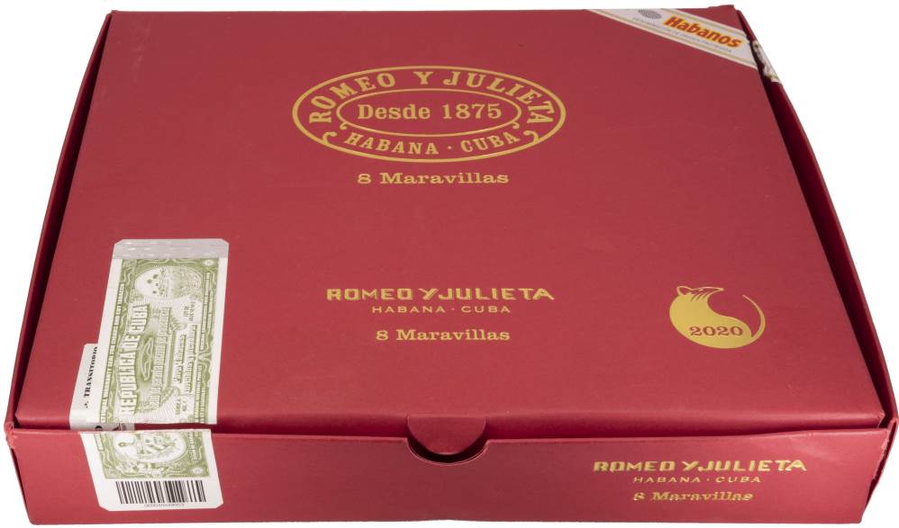Romeo y Julieta Maravillas 8 packaging