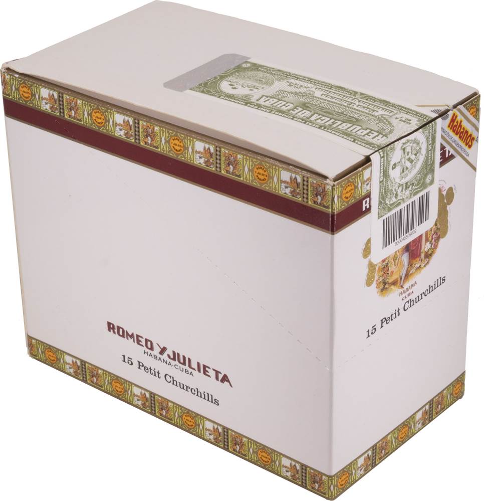 Romeo y Julieta Petit Churchills packaging