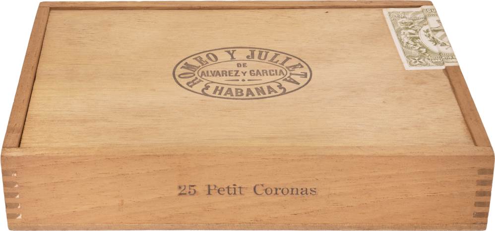 Romeo y Julieta Petit Coronas packaging