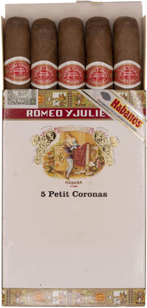 Romeo y Julieta Petit Coronas packaging