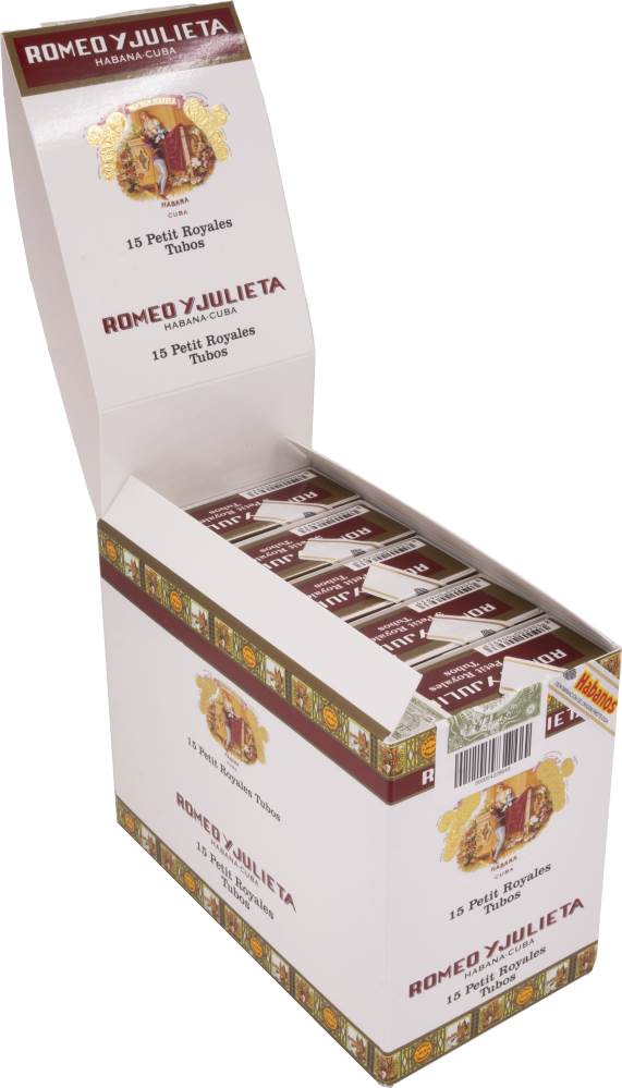 Romeo y Julieta Petit Royales packaging