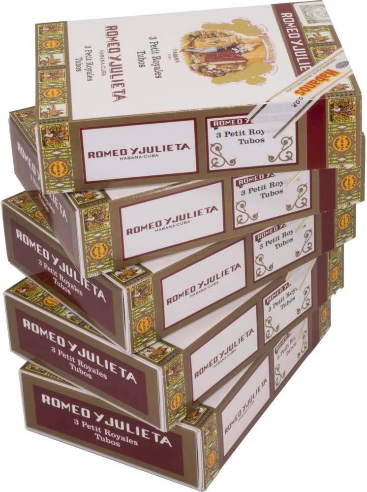 Romeo y Julieta Petit Royales packaging