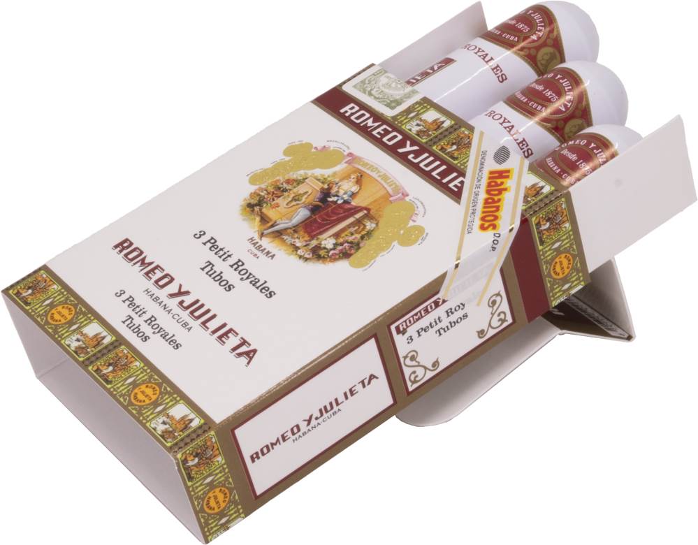 Romeo y Julieta Petit Royales packaging
