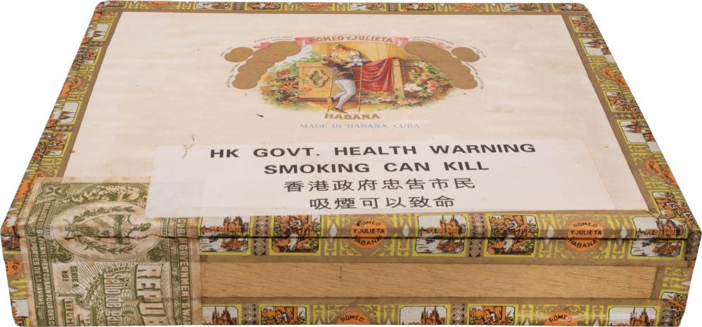 Romeo y Julieta Prince of Wales packaging