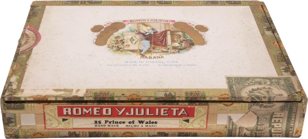Romeo y Julieta Prince of Wales packaging