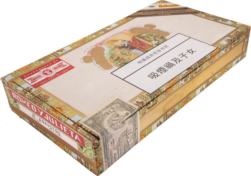 Romeo y Julieta Edición Limitada packaging
