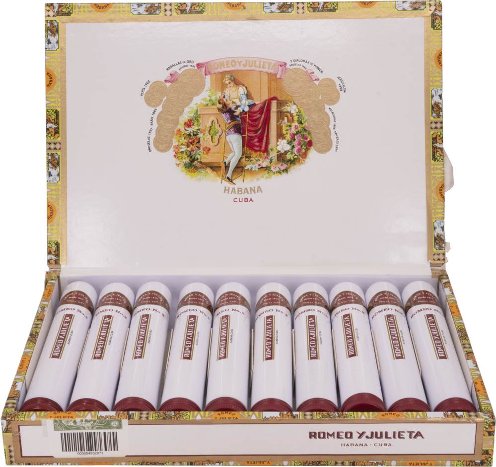 Romeo y Julieta Romeo No.2 packaging