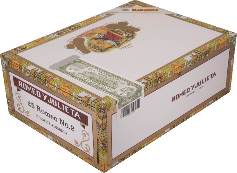 Romeo y Julieta Romeo No.2 packaging