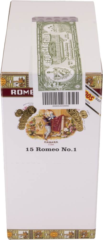 Romeo y Julieta Romeo No.1 packaging