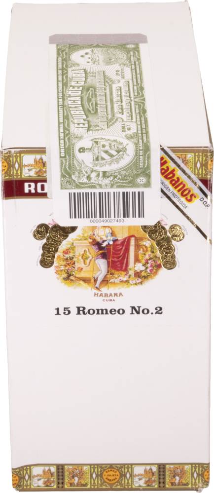 Romeo y Julieta Romeo No.2 packaging