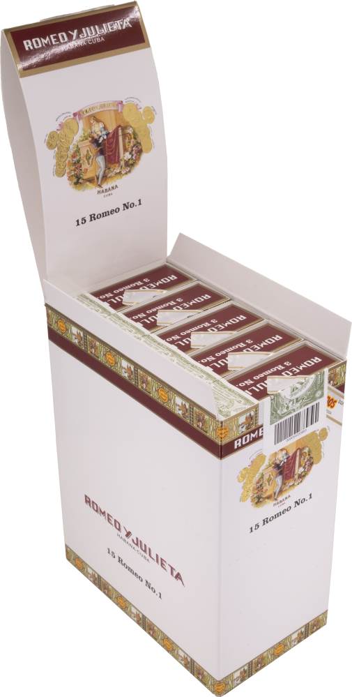 Romeo y Julieta Romeo No.1 packaging
