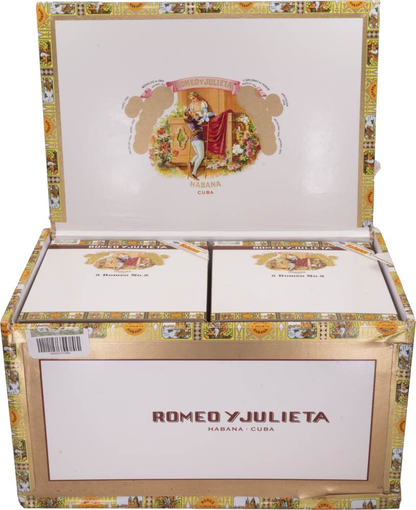 Romeo y Julieta Romeo No.2 packaging