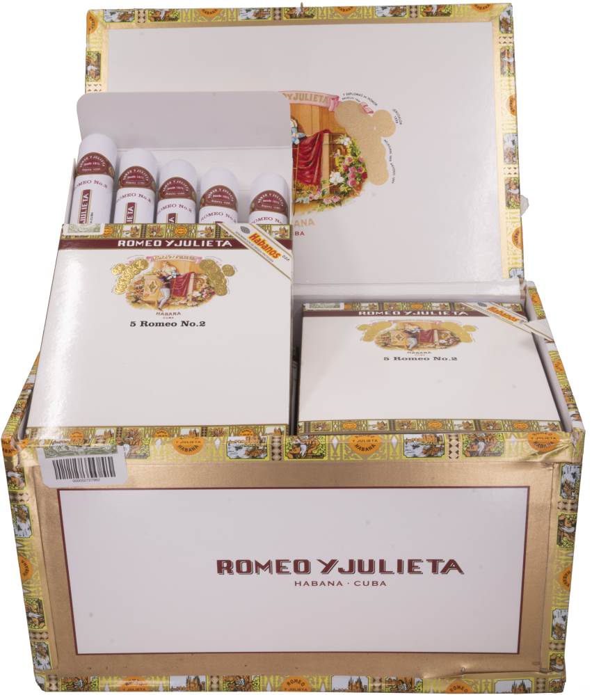 Romeo y Julieta Romeo No.2 packaging