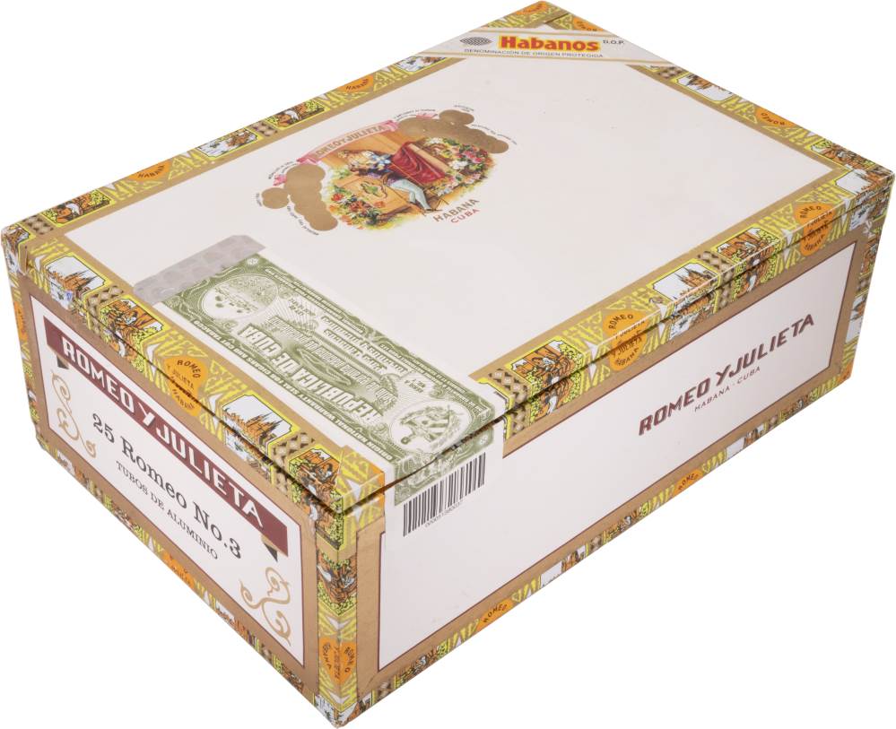 Romeo y Julieta Romeo No.3 packaging