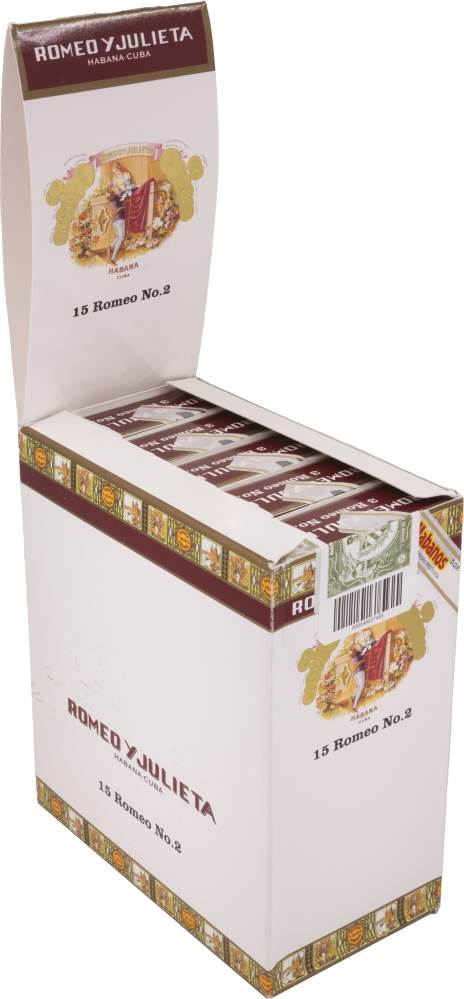 Romeo y Julieta Romeo No.2 packaging