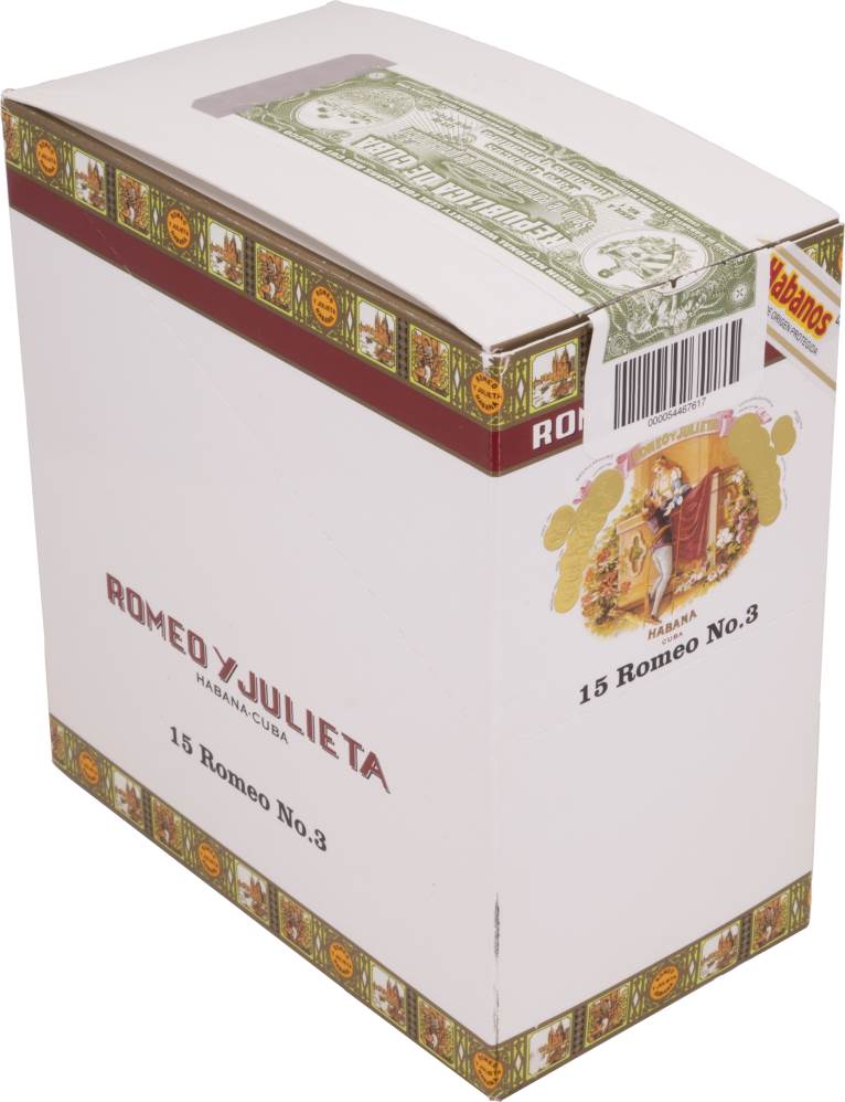 Romeo y Julieta Romeo No.3 packaging