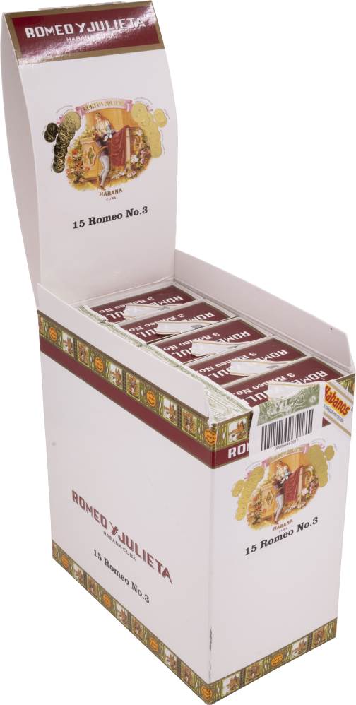 Romeo y Julieta Romeo No.3 packaging