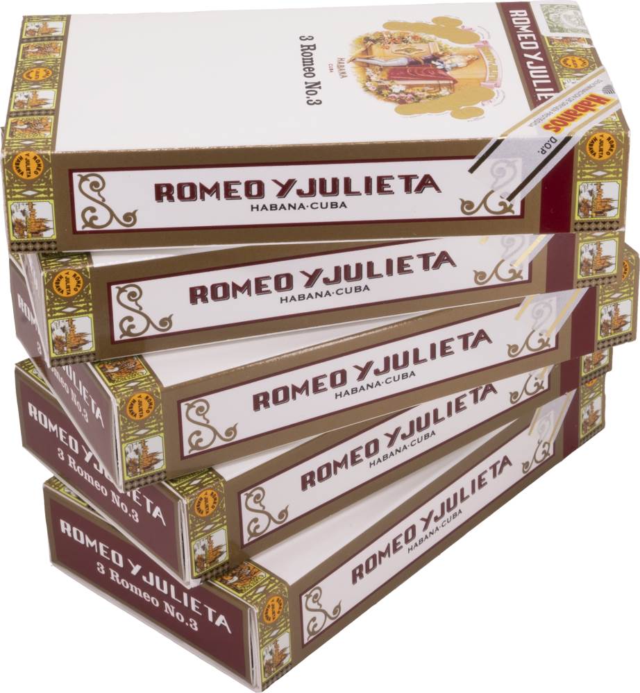 Romeo y Julieta Romeo No.3 packaging