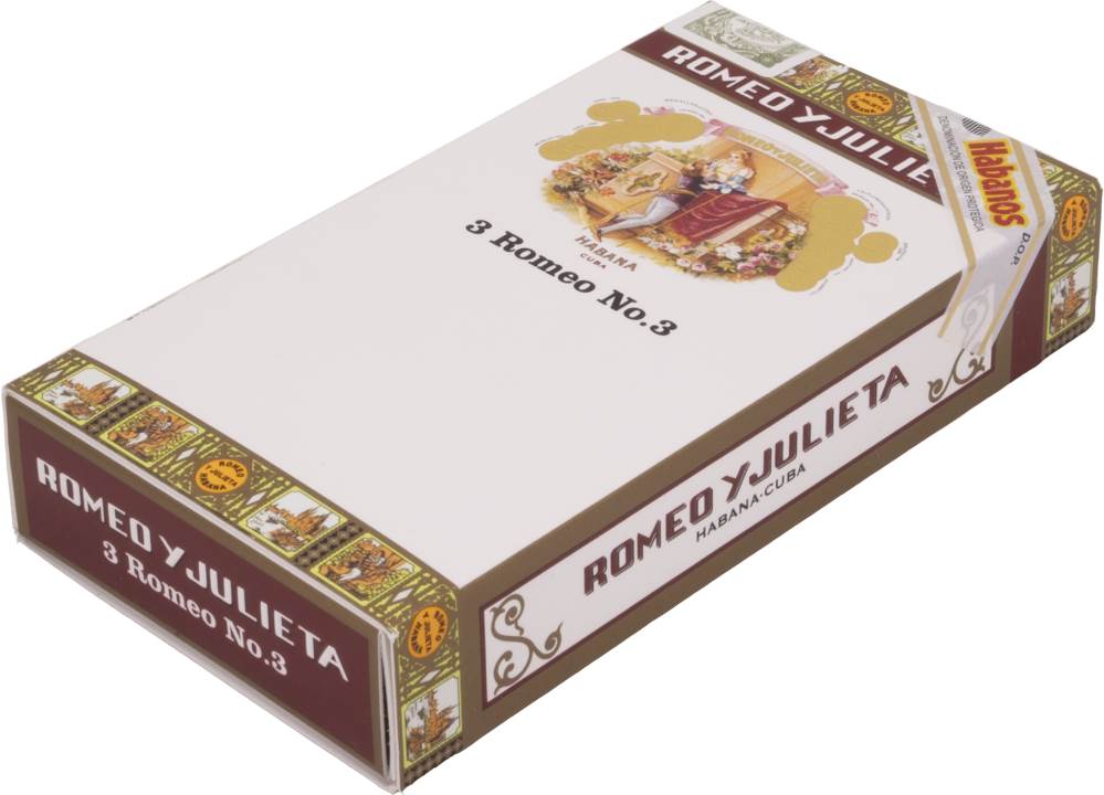 Romeo y Julieta Romeo No.3 packaging