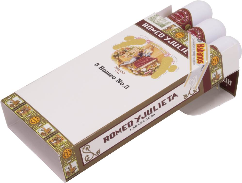 Romeo y Julieta Romeo No.3 packaging