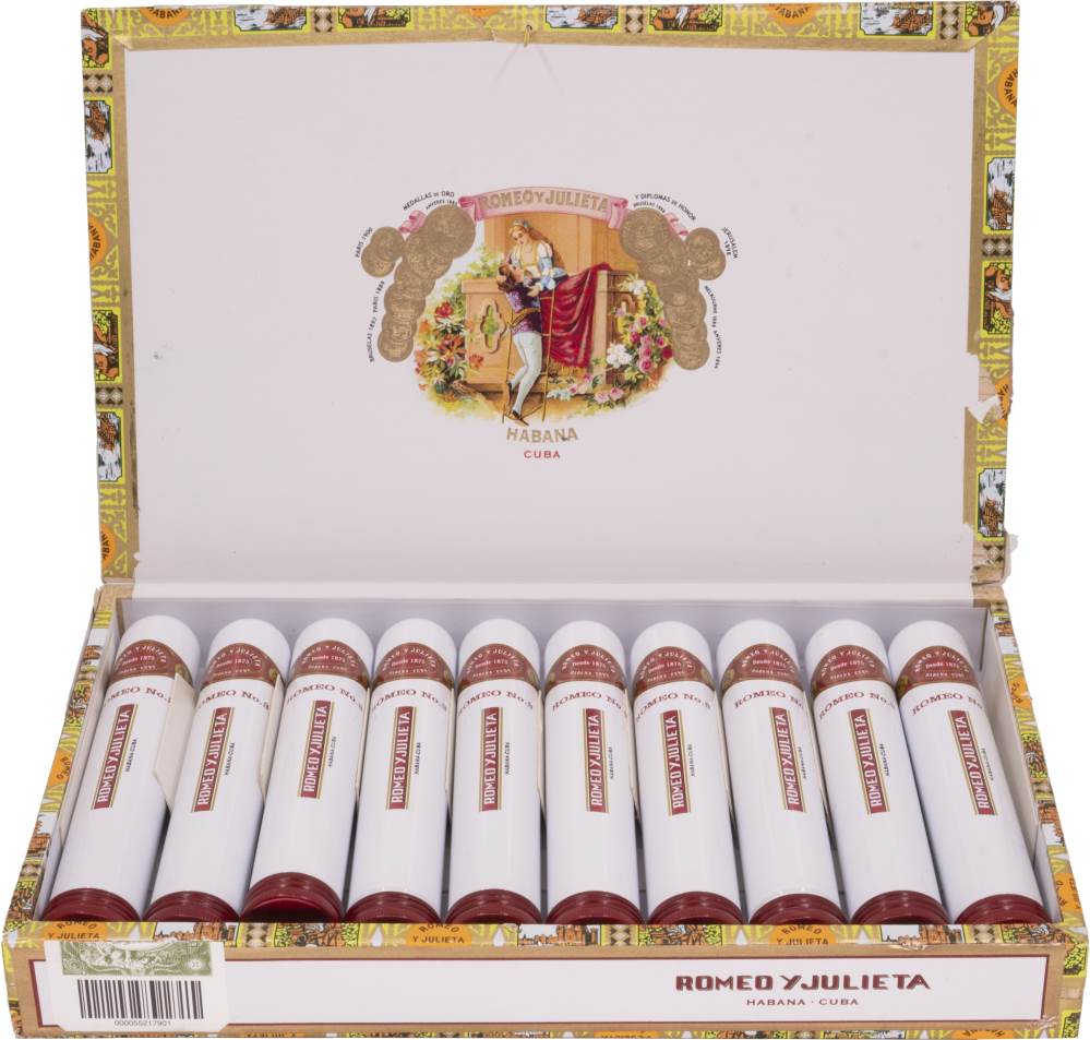 Romeo y Julieta Romeo No.3 packaging