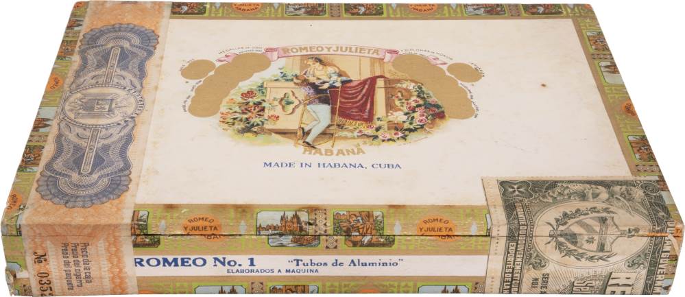 Romeo y Julieta Romeo No.1 packaging