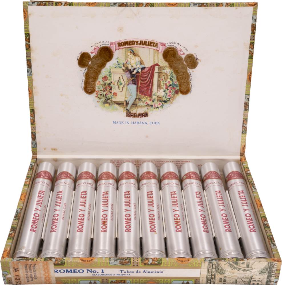 Romeo y Julieta Romeo No.1 packaging