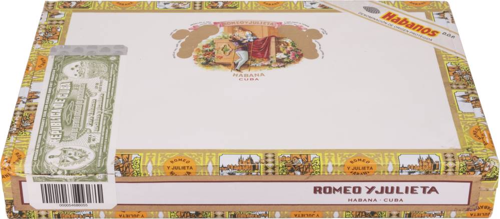 Romeo y Julieta Short Churchills packaging