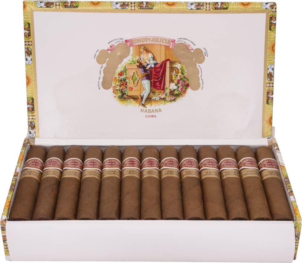 Romeo y Julieta Short Churchills packaging