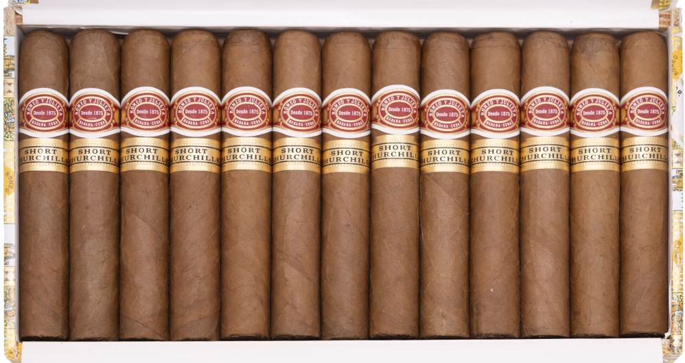 Romeo y Julieta Short Churchills packaging