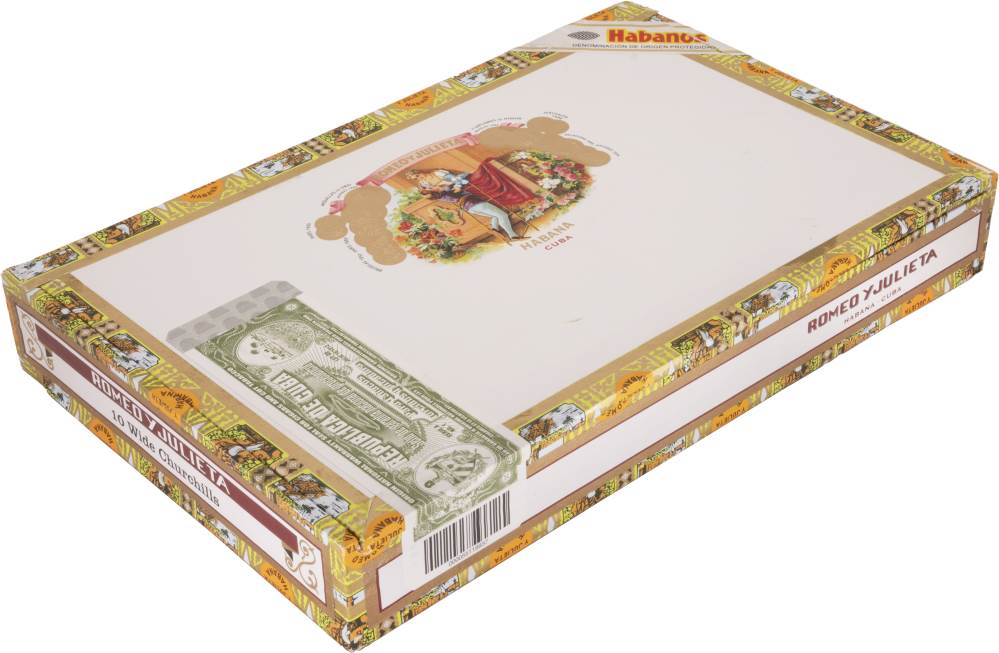 Romeo y Julieta Wide Churchills packaging