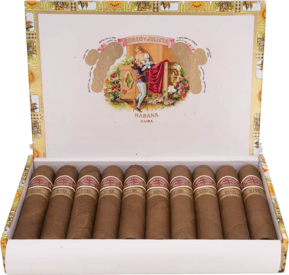 Romeo y Julieta Wide Churchills packaging