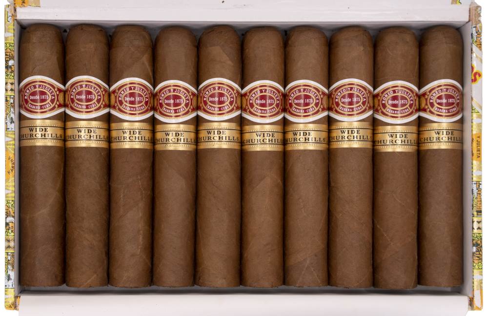 Romeo y Julieta Wide Churchills packaging