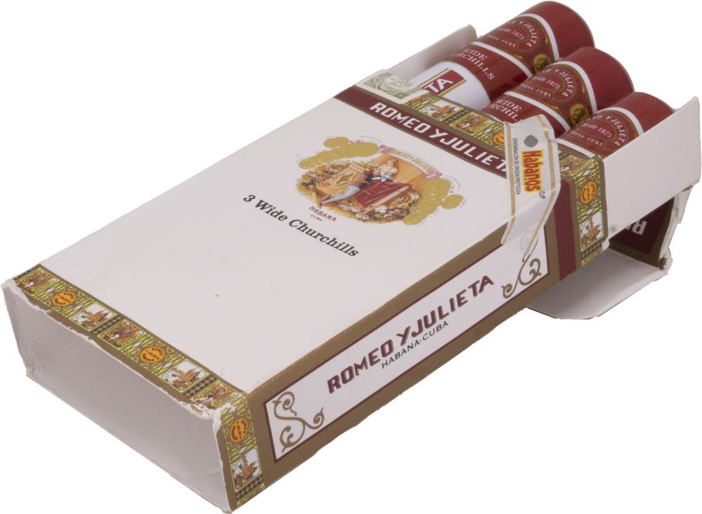 Romeo y Julieta Wide Churchills packaging