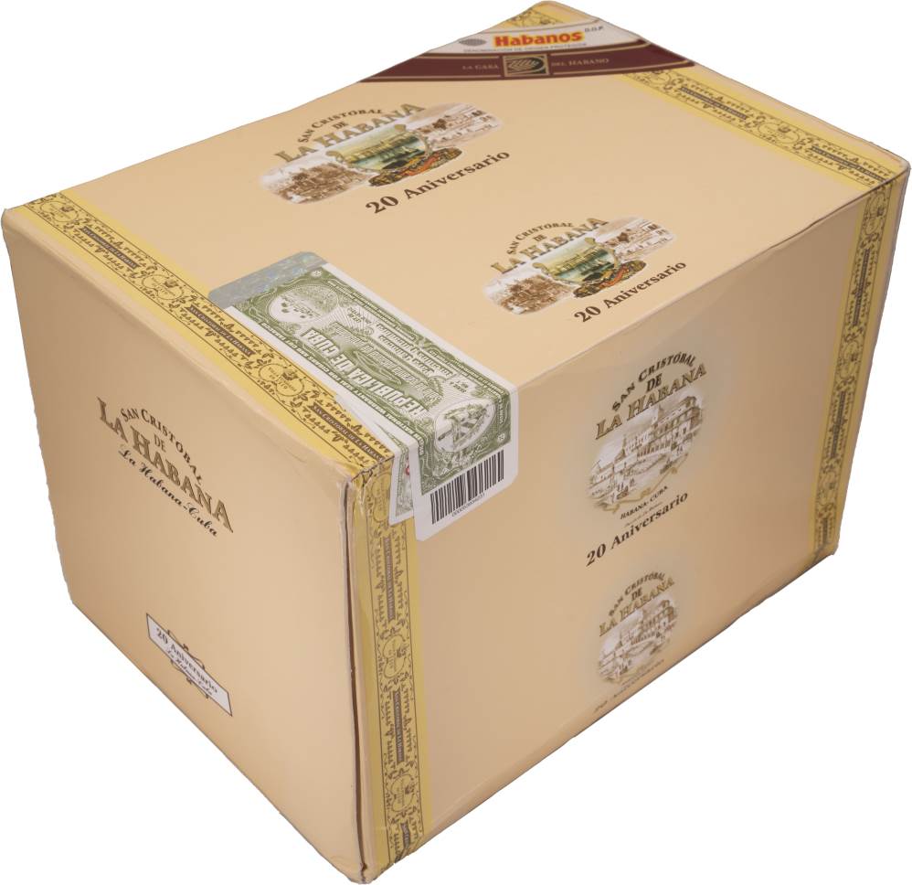 San Cristóbal de la Habana 20 Aniversario packaging