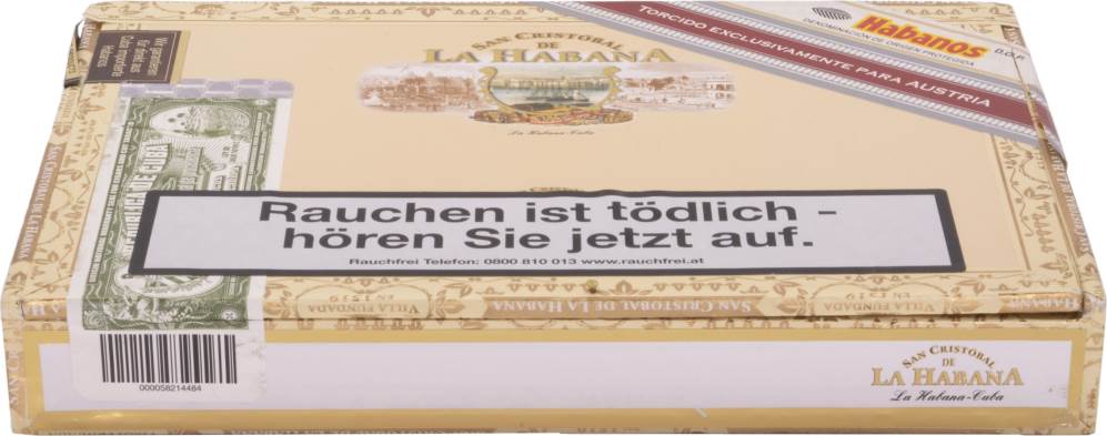 San Cristóbal de la Habana Edición Regional Austria packaging