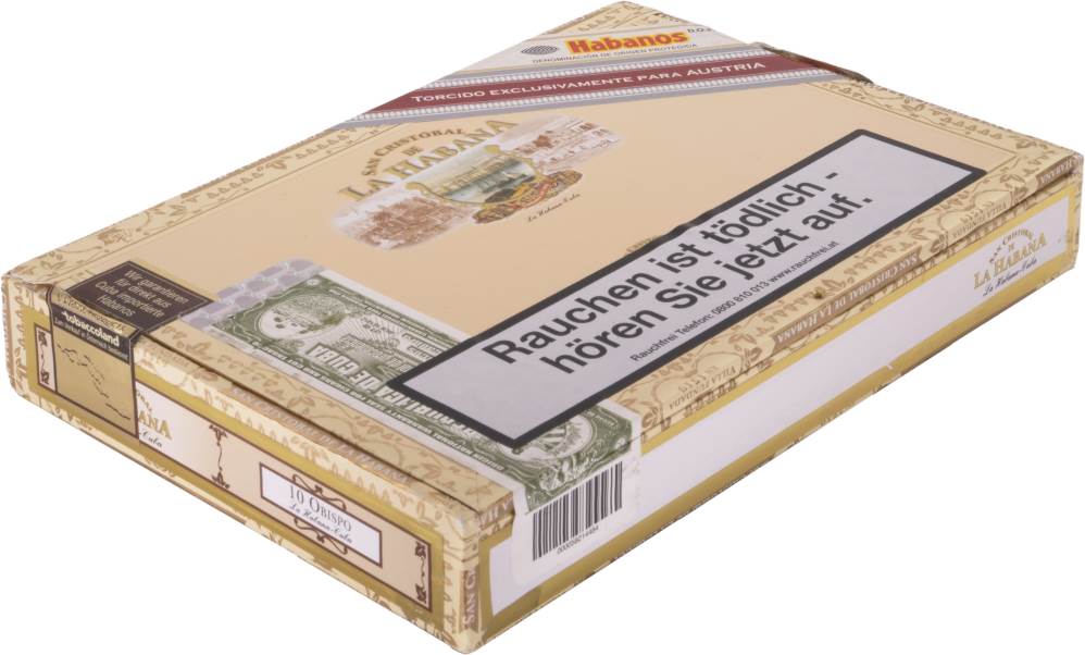 San Cristóbal de la Habana Edición Regional Austria packaging