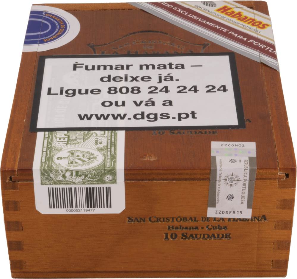 San Cristóbal de la Habana Edición Regional Portugal packaging