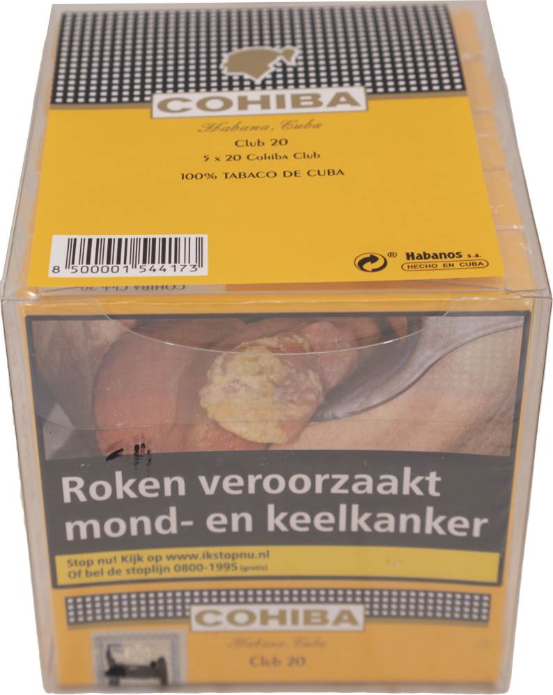 Small Cigars Cohiba Club packaging