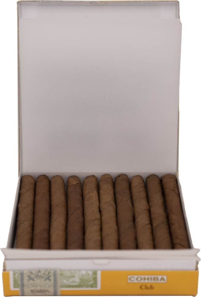 Small Cigars Cohiba Club packaging