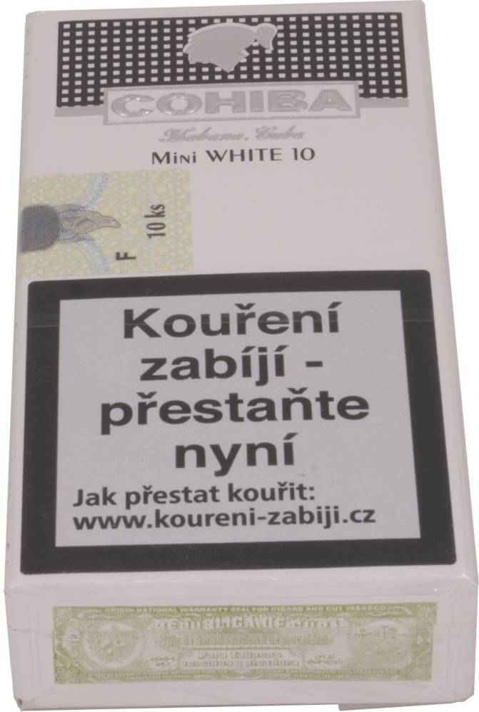 Small Cigars Cohiba Mini White packaging