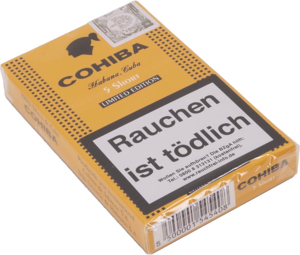 Small Cigars Cohiba Short packaging