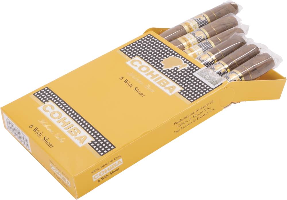 Small Cigars Cohiba Wide Short packaging