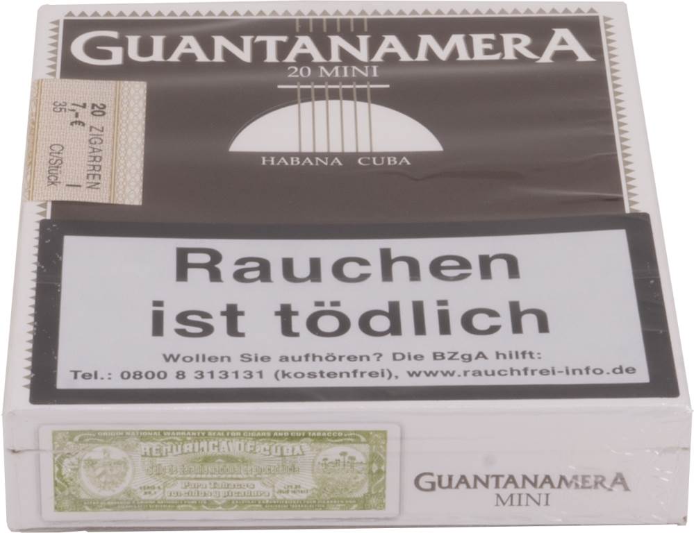 Small Cigars Guantanamera Mini packaging