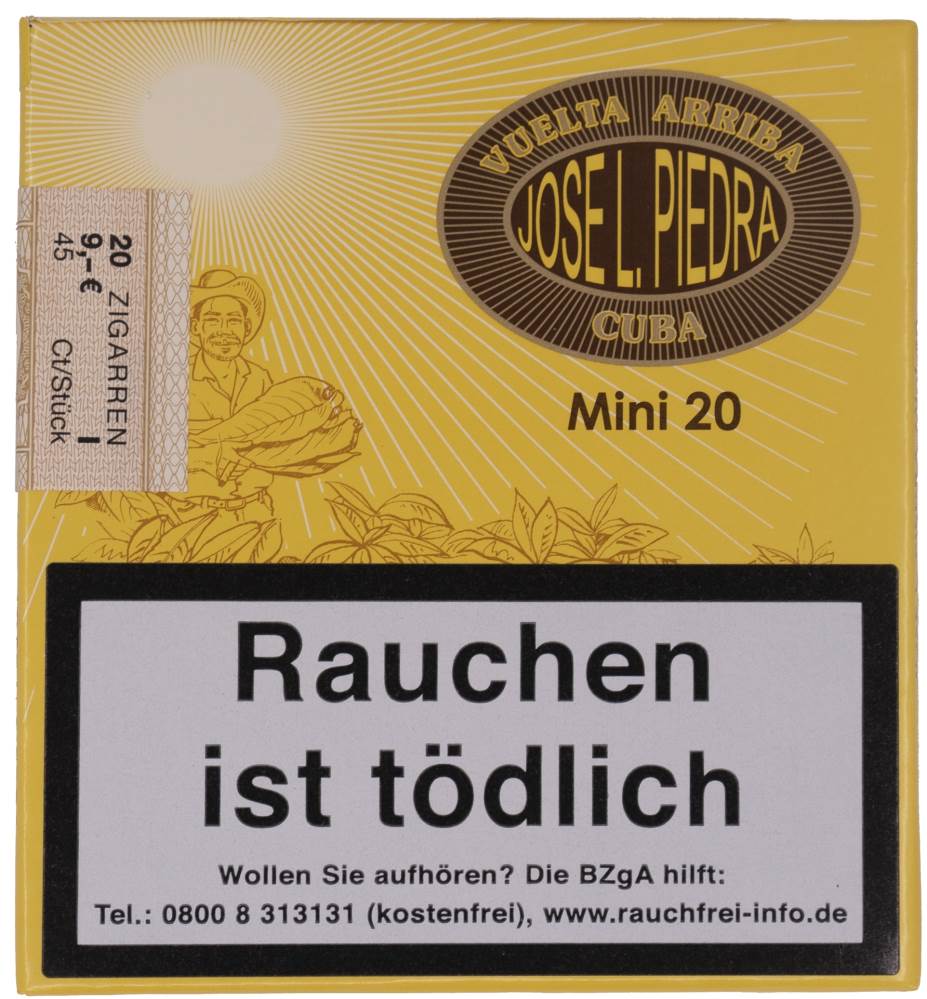 Small Cigars José L. Piedra Mini packaging