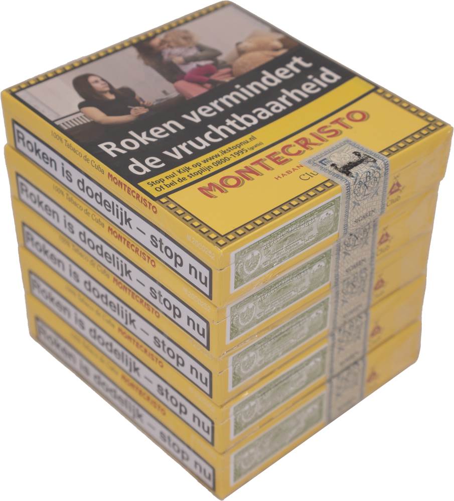 Small Cigars Montecristo Club packaging