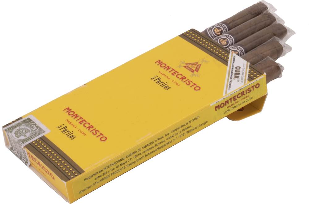 Small Cigars Montecristo Puritos packaging