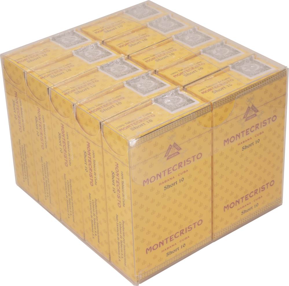 Small Cigars Montecristo Shorts packaging