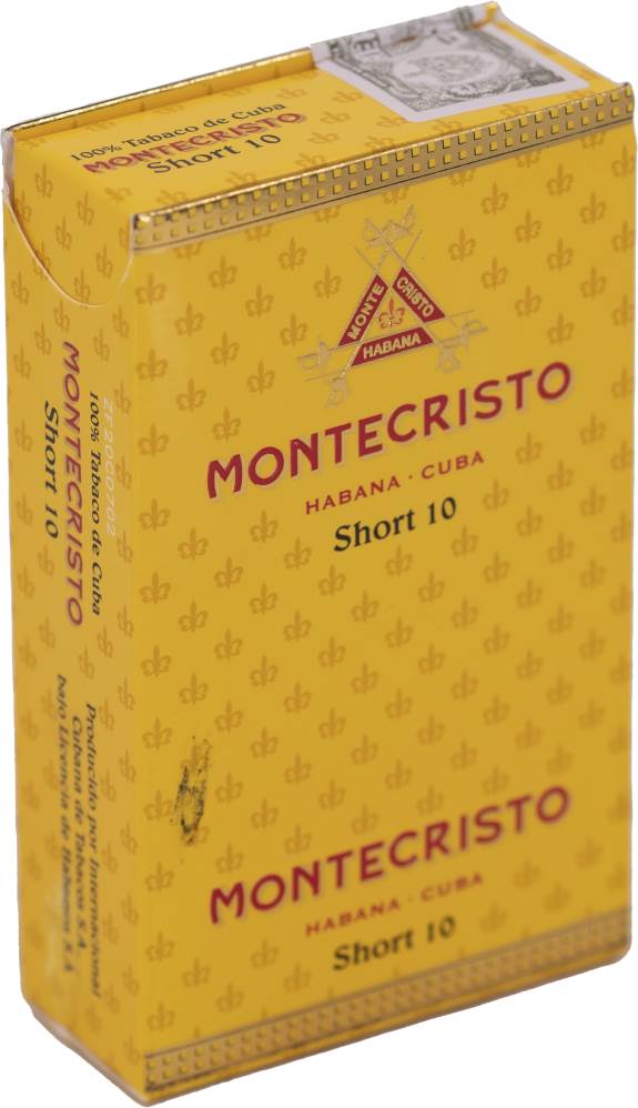 Small Cigars Montecristo Shorts packaging