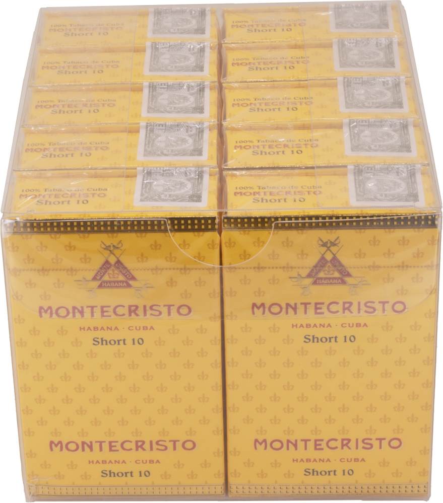 Small Cigars Montecristo Shorts packaging